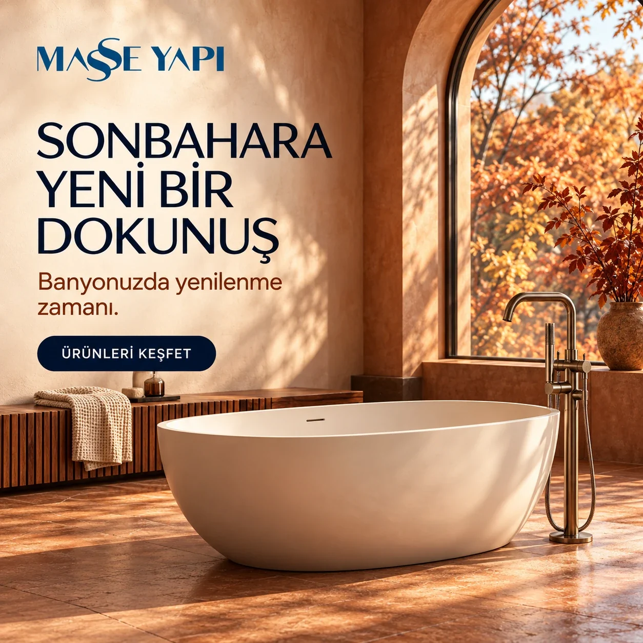 Masse Yapı — Sonbahara yeni bir dokunuş, banyonuzda yenilenme zamanı